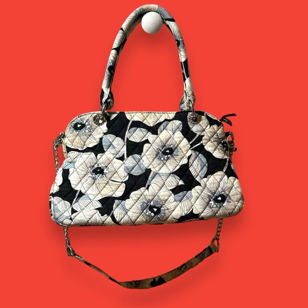 Vera Bradley Double Handle Adjustable Chain Shoulder Multi Strap Purse Handbag